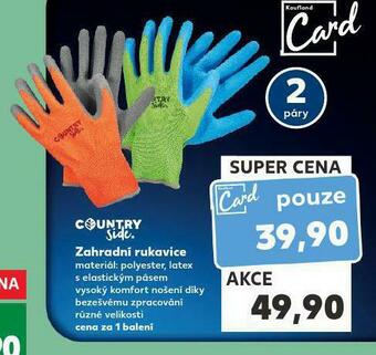 Kaufland Zahradní rukavice nabídka
