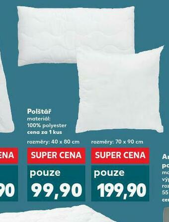 Kaufland Polštář 40 x 80 cm nabídka