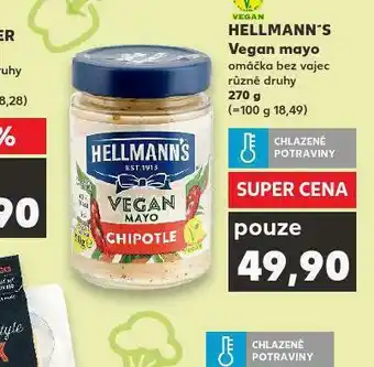 Kaufland Hellmann´s vegan mayo nabídka