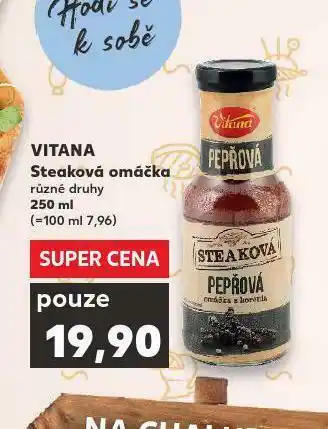 Kaufland Vitana steaková omáčka nabídka