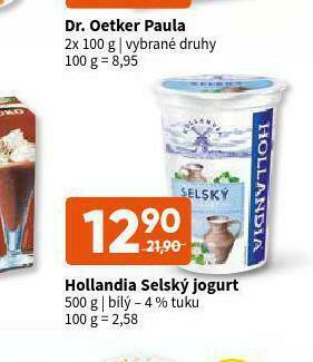 Terno Hollandia selský jogurt nabídka