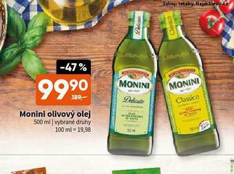 Terno Monini olivový olej nabídka
