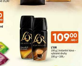 Terno L&#039;or káva nabídka