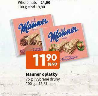 Terno Manner oplatky nabídka