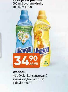 Terno Wansou aviváž nabídka
