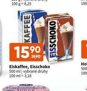 Terno Eiskaffee, eisschoko nabídka