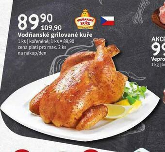 Terno Vodňanské grilované kuře nabídka