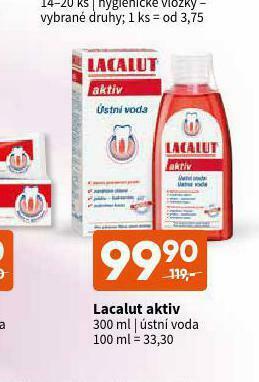 Terno Lacalut aktiv ústní voda nabídka