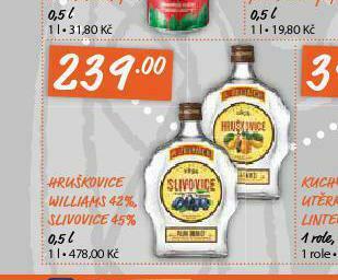Terno Slivovice williams nabídka