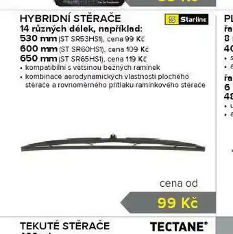 Auto Kelly Hybridní stěrače nabídka