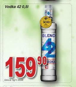Lidl Vodka 42 nabídka