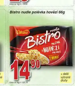 Lidl Bistro nudle polévka nabídka