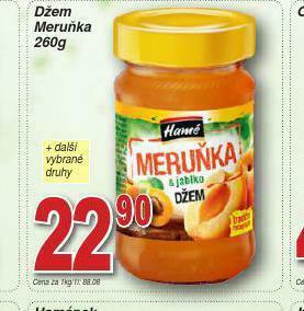 Lidl Džem meruňka nabídka