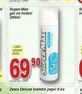Lidl Super-max gel na holení nabídka