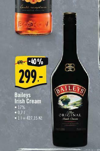 Albert Baileys irish cream nabídka