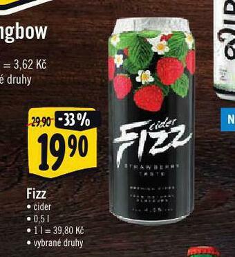 Albert Fizz cider nabídka