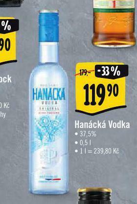 Albert Hanácká vodka nabídka