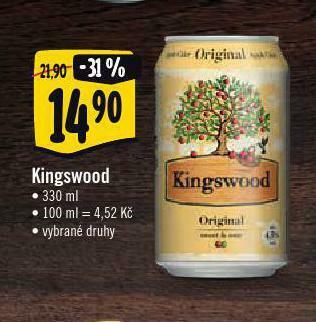 Albert Kingswood cider nabídka