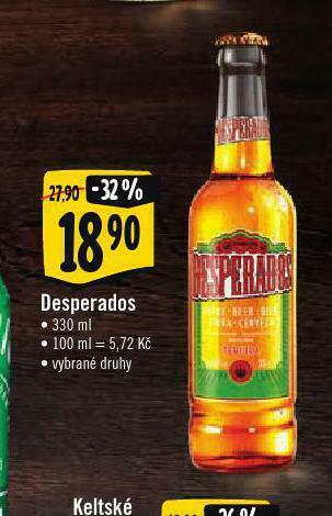 Albert Desperados nabídka
