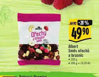 Albert Směs ořechů a brusnic nabídka