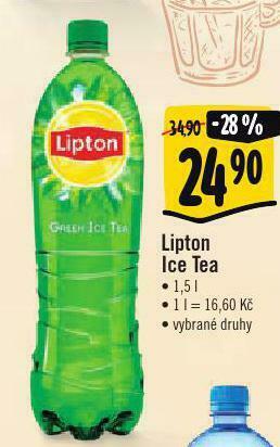 Albert Lipton ice tea nabídka