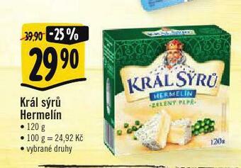 Albert Král sýrů hermelín nabídka