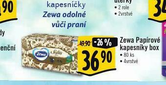 Albert Zewa papírové kapesníčky nabídka