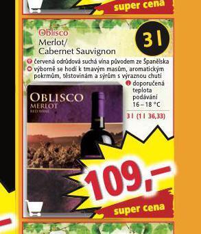 Norma Oblisco sauvignon blanc nabídka