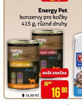 Energy pet konzerva pro kočky