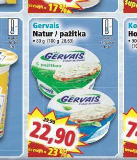 Norma Gervais natur / pažitka nabídka