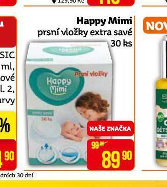 Teta Happy mimi prsní vložky extra savé nabídka