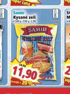 Norma Samir kysané zelí nabídka