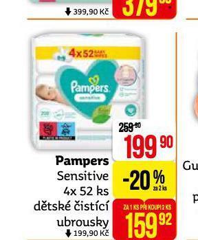 Teta Pampers dětské vlhčené ubrousky nabídka