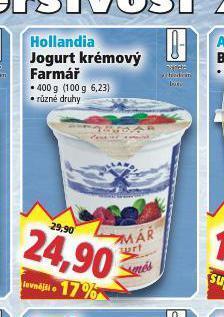 Norma Hollandia jogurt krémový farmář nabídka