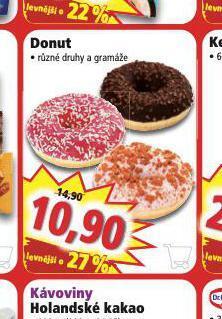 Norma Donut nabídka