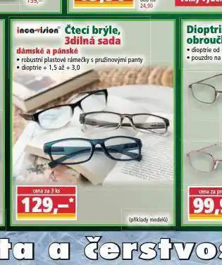 Norma Čtecí brýle 3dílná sada nabídka