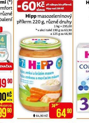 Teta Hipp masozeleninový příkrm nabídka