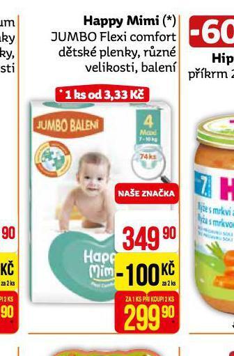 Teta Happy mimi dětské plenky nabídka