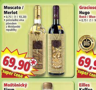 Norma Moscato / merlot nabídka