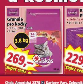 Norma Whiskas granule pro kočky nabídka