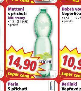 Norma Mattoni s příchutí nabídka