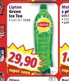 Norma Lipton green ice tea nabídka