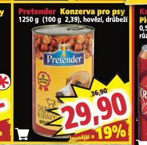 Norma Pretender konzerva pro psy nabídka