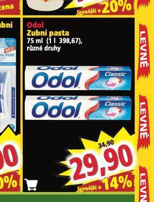 Norma Odol zubní pasta nabídka