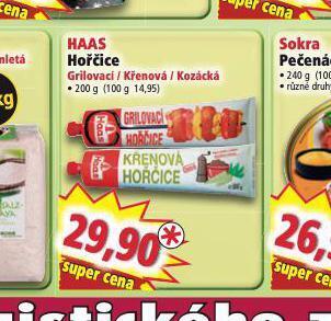 Norma Haas hořčice nabídka