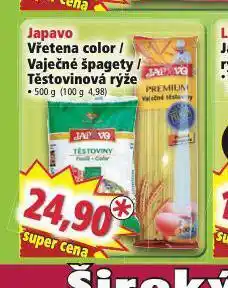 Norma Japavo těstovinová rýže nabídka