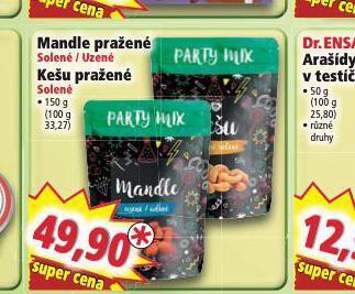 Norma Mandle pražené solené / uzené nabídka