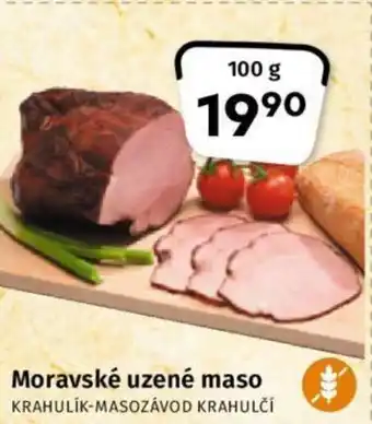 Coop Moravské uzené maso 100g nabídka