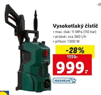 Lidl Vysokotlaký čistič nabídka