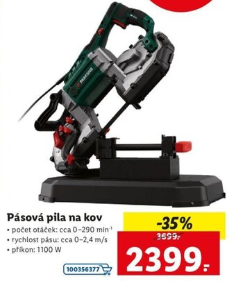 Lidl Pásová pila na kov nabídka